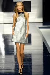 2007 Fendi Perforated Metallic Leather Dress Dress arcadeshops.com