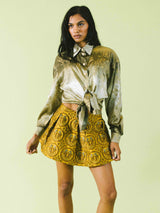 Escada Ombre Lace Print Blouse Top arcadeshops.com