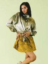 Escada Ombre Lace Print Blouse Top arcadeshops.com