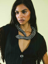 Vera Wang Crystal Snake Necklace Accessory arcadeshops.com