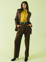 Escada Chocolate High Waisted Trousers Bottom arcadeshops.com