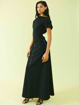 Yohji Yamamoto Button Maxi Dress Dress arcadeshops.com