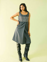 1960s Geoffrey Beene Rhinestone Embellished Wool Dress Dress arcadeshops.com