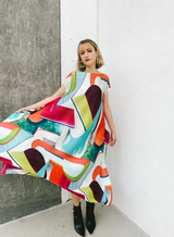 Issey Miyake Pleats Please Printed Tent Dress Dress arcadeshops.com