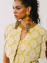 Monet Chainmail Collar Necklace Accessory arcadeshops.com