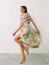 1960s Beaded Micro Short Three Piece Ensemble Suit arcadeshops.com