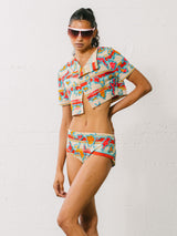 1960s Beaded Micro Short Three Piece Ensemble Suit arcadeshops.com