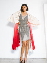 Scalloped Silk Butterfly Kimono Jacket arcadeshops.com