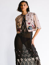 Embroidered Bolero Jacket Jacket arcadeshops.com