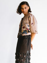 Embroidered Bolero Jacket Jacket arcadeshops.com