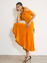 1930s Amber Velvet Dress Dress arcadeshops.com