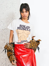 "Solid Muscle" Graphic Tee T-Shirt arcadeshops.com