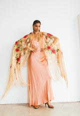 1930s Blush Silk Slip Dress Dress arcadeshops.com