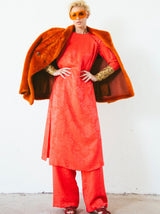 1960s Balmain Couture Jacquard Tunic and Pant Ensemble Suit arcadeshops.com