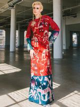 1960s Italian Custom Beaded Maxi Dress Dress arcadeshops.com