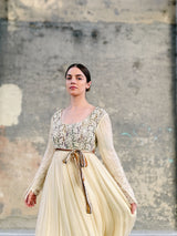 1970s Bill Whitten Cotton Gauze Gown Dress arcadeshops.com