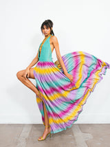 1970s Missoni Ombre Halter Gown Dress arcadeshops.com