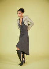 Celine Ruched Front Jersey Dress Dress arcadeshops.com