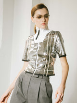 1997 John Galliano Grey Wool Wide Leg Trousers