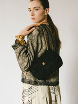 1980s Chanel Lace Overlay Jacket
