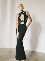 Tom Ford Beaded Bandage Accented Dress