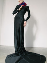 2021 Balenciaga Scuba Inspired Gown