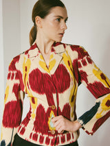2001 Christian Dior Ikat Printed Jacket Jacket arcadeshops.com