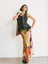 Chloe Printed Silk Skirt Bottom arcadeshops.com