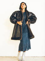 Yves Saint Laurent Textured Shearling Coat Outerwear arcadeshops.com