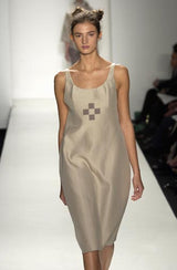 2004 Yeohlee Beige Utility Dress