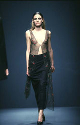 1997 Prada Beaded Sheer Top Top arcadeshops.com