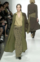 2001 Yeohlee Felted Brown Speckled Duster