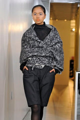 2011 Yeohlee Felted Boucle Cape Jacket