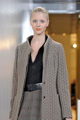2011 Yeohlee Taupe Textured Knit jacket