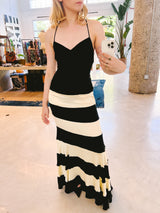 Moschino Graphic Striped Maxi Dress Dress arcadeshops.com