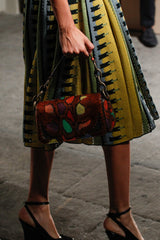 2017 Bottega Veneta Multicolor Snakeskin Chain Bag Accessory arcadeshops.com