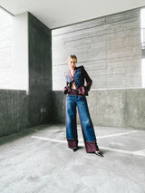 Jean Paul Gaultier Jeans Pinstripe Pantsuit Suit arcadeshops.com