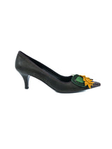 Prada Flower Detail Kitten Heels, 37.5 Accessory arcadeshops.com