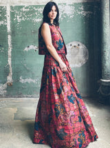 1970s Ken Scott Quilted Vest Ensemble Suit arcadeshops.com