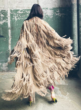 Lainey Fringed Knit Duster Jacket arcadeshops.com