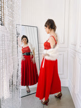 Fernando Sanchez Marabou Trim Bed Jacket Jacket arcadeshops.com