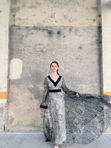 Jean Varon Printed Chiffon Maxi Dress Dress arcadeshops.com