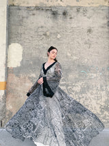 Jean Varon Printed Chiffon Maxi Dress Dress arcadeshops.com