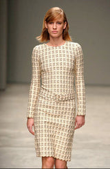 2002 Prada Metallic Brocade Dress Dress arcadeshops.com