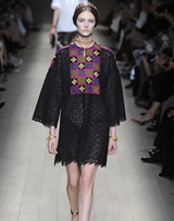 2014 Valentino Floral Eyelet Lace Maxi Dress Dress arcadeshops.com