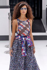 Chanel Abstract Metallic Sweater