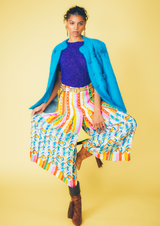 Gucci Printed Pleated Culottes Bottom arcadeshops.com