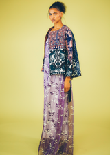 1998 Chanel Sheer Overlay Floral Dress Ensemble Suit arcadeshops.com