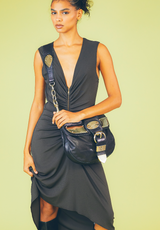 Gucci Black Leather Romy Messenger Bag Accessory arcadeshops.com