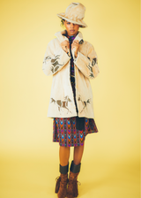 Zuki Horse Motif Shearling Jacket Jacket arcadeshops.com